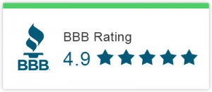 BBB rating 4.9 stars