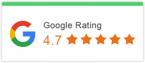 Google rating 4.7 stars