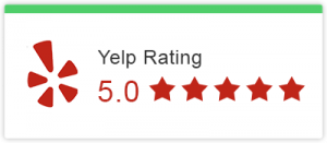 Yelp rating 5.0 stars